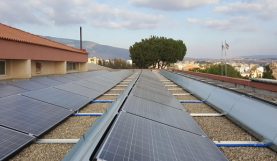 panneaux solaires du lycée franco-libanais Habbouche Nabatieh