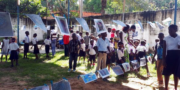 La Grande Lessive, Muanda, mars 2018