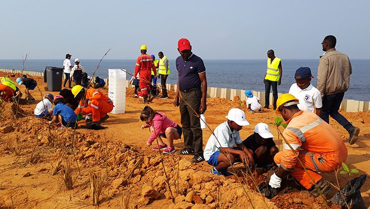 Journée de l&rsquo;environnement, école Mlf Perenco, Muanda